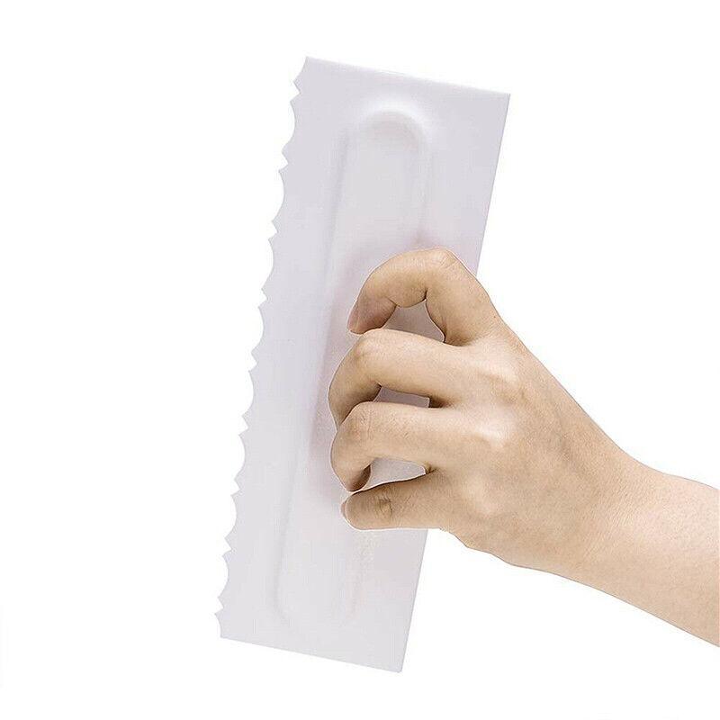 Bakeware & Accessories: 4Pcs Cake Decorating Icing Smoother Edge Frosting Scraper Comb Pastry Spatulas