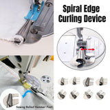 Arts & Crafts: Household Sewing Machine Attachment Spiral Flanger Towel Fabric Puller Tool