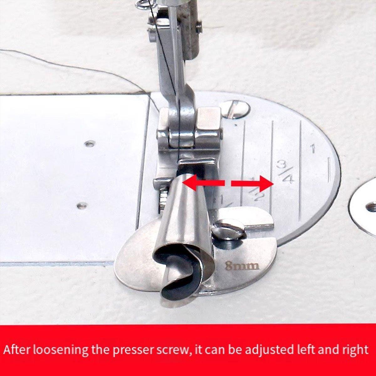 Arts & Crafts: Household Sewing Machine Attachment Spiral Flanger Towel Fabric Puller Tool