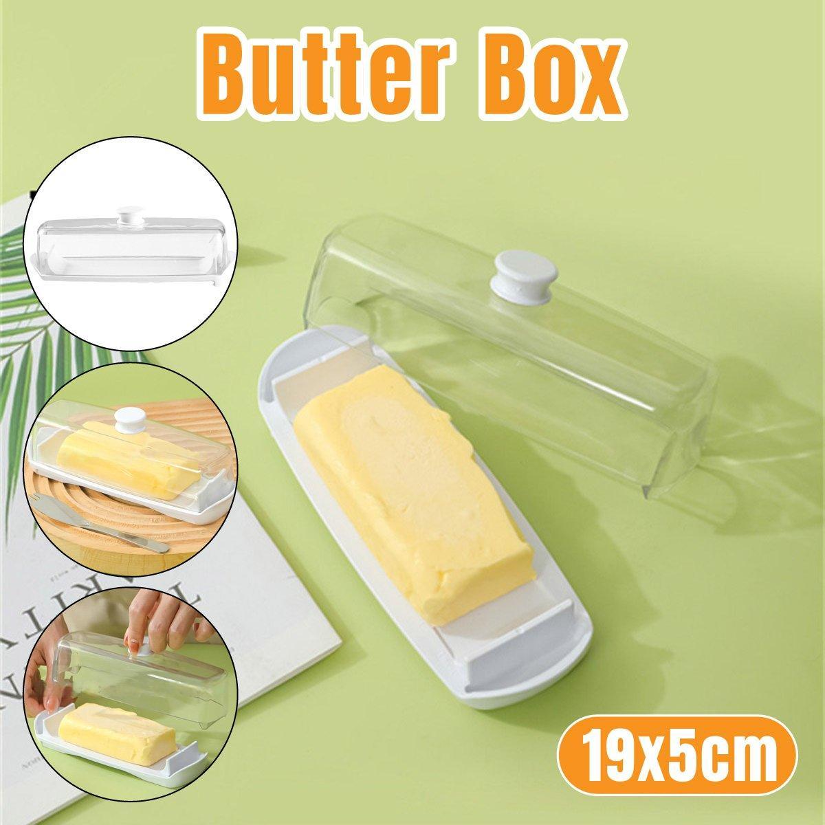 Food Storage: Butter Cheese Box Crisper Fruit Storage Container Multi Purpose Food Organizer