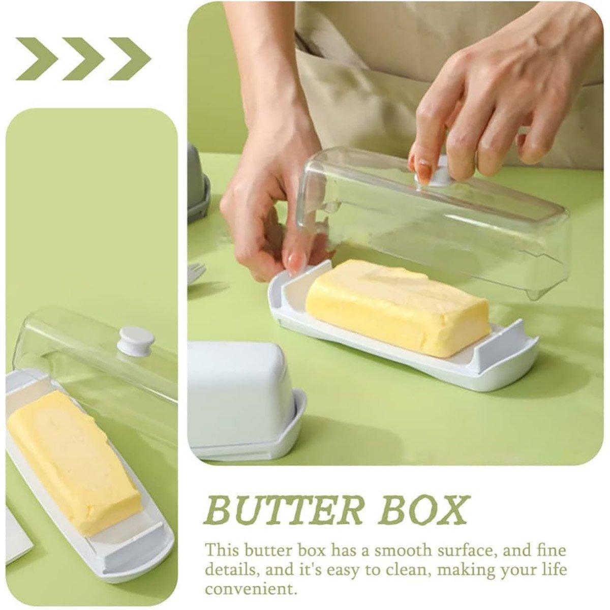 Food Storage: Butter Cheese Box Crisper Fruit Storage Container Multi Purpose Food Organizer