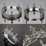 Novelty Gifts: Men Crown Headpiece Royal Vintage Metal Crown Gold Medieval King Costume Party