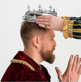 Novelty Gifts: Men Crown Headpiece Royal Vintage Metal Crown Gold Medieval King Costume Party