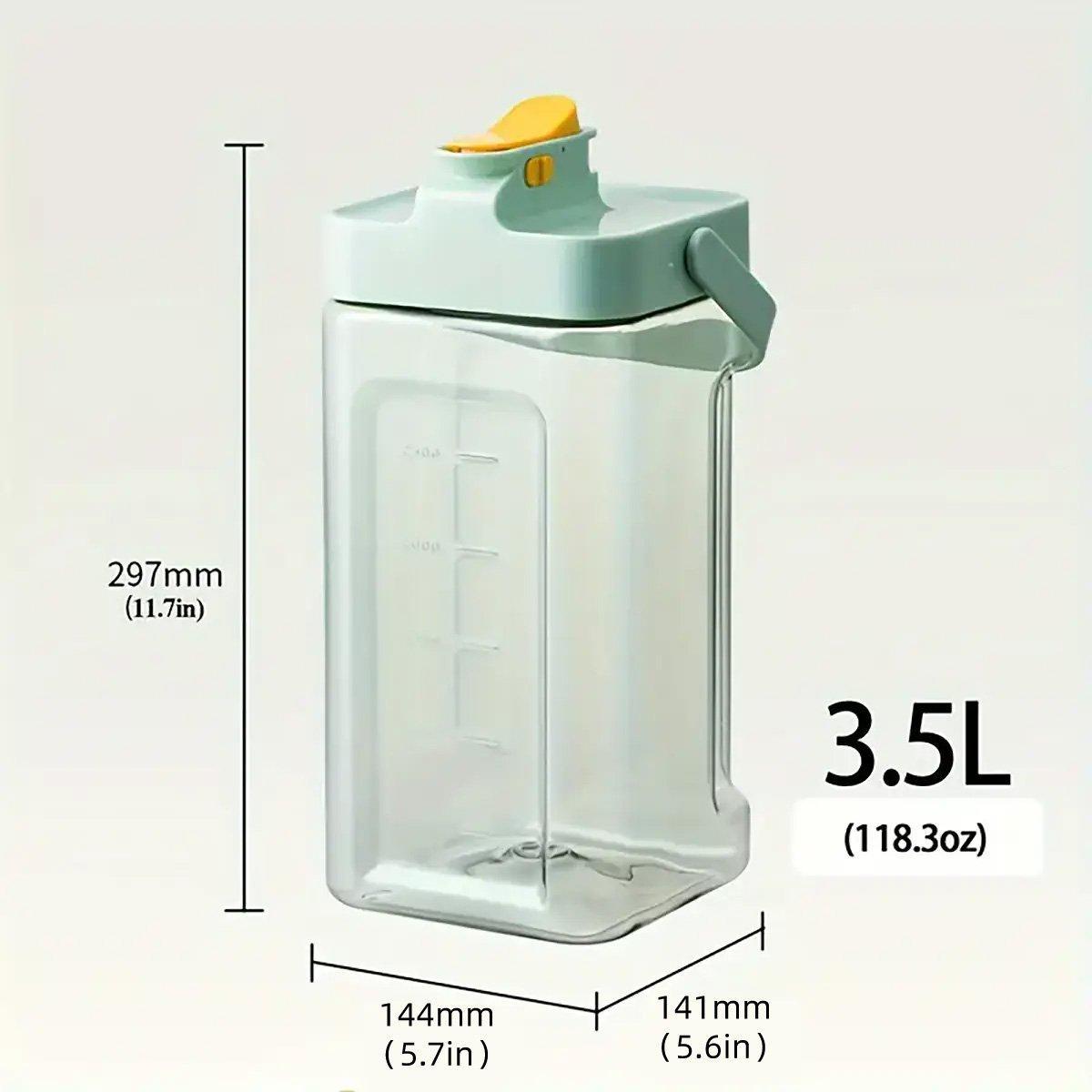 Novelty Gifts: Large Capacity 3.5L Cold Water Kettle Home Use Beverage Dispenser Jug Mug - White
