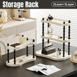 Storage Boxes: Cup Rack Mug Display Shelf Kitchen Organizer Bar Mug Holder Storage Stand - 3-Layer