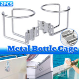 2pcs Cup Stainless Steel Boat Drink Holder Ring Holders Marine Car Truck Yacht
