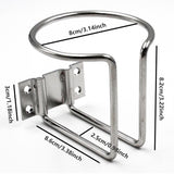 2pcs Cup Stainless Steel Boat Drink Holder Ring Holders Marine Car Truck Yacht