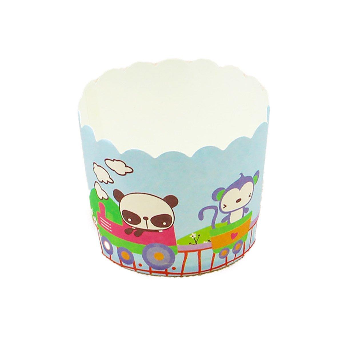 Postage Satchels & Boxes: 500pcs Colorful Cupcake Muffin Baking Cups Greaseproof Nonstick Paper Liners - Cupcake-500pcs-DJMCB