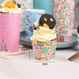 Postage Satchels & Boxes: 500pcs Colorful Cupcake Muffin Baking Cups Greaseproof Nonstick Paper Liners - Cupcake-500pcs-LSFTN