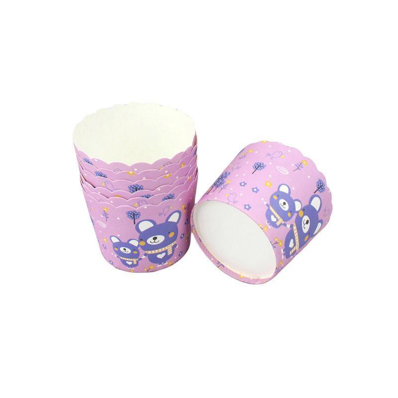 Postage Satchels & Boxes: 500pcs Colorful Cupcake Muffin Baking Cups Greaseproof Nonstick Paper Liners - Cupcake-500pcs-LSFTN