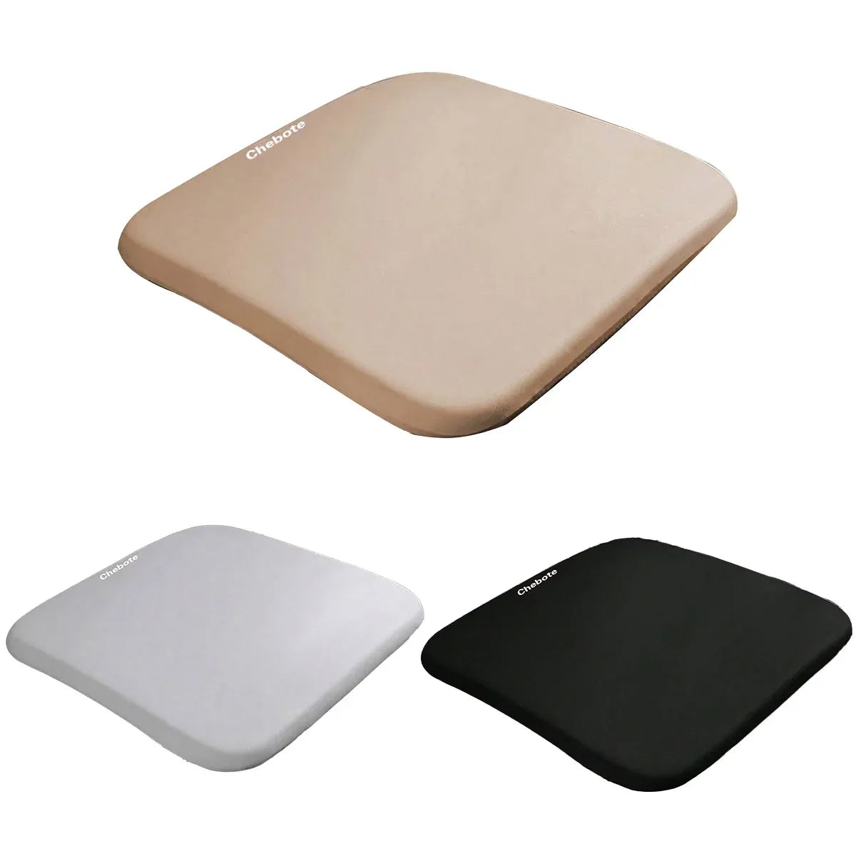 Comfort Cushion Pad Universal Vehicle Chair Mat Breathable Seat Protector - Black