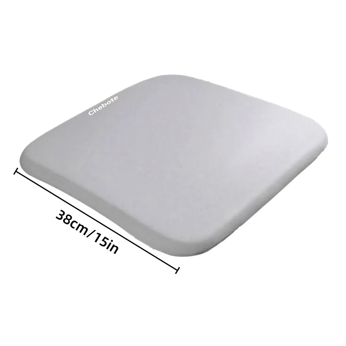 Comfort Cushion Pad Universal Vehicle Chair Mat Breathable Seat Protector - Black