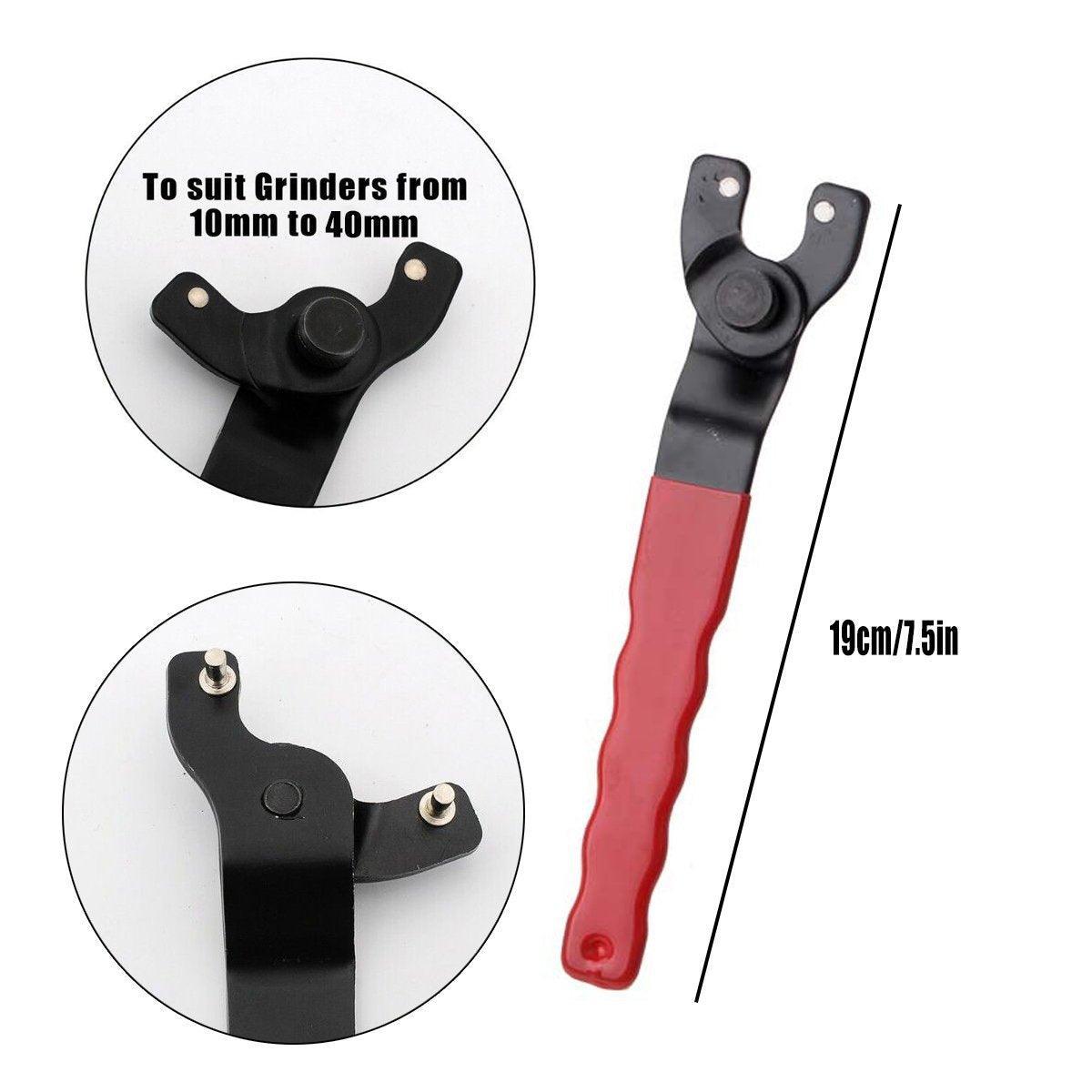 Hand Tools: Adjustable Pin Wrench Spanner 1040mm for Angle Grinder Rotary Tool Nut Removal