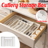 Toy Boxes: Portable Tableware Storage Box Telescopic Household Storage Tray Organizer