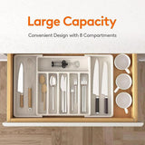 Toy Boxes: Portable Tableware Storage Box Telescopic Household Storage Tray Organizer