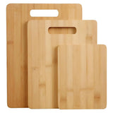 Kitchen Utensils: Household Cutting Board Set 3PCS Square Wooden Kitchen Chopping Boards For Food