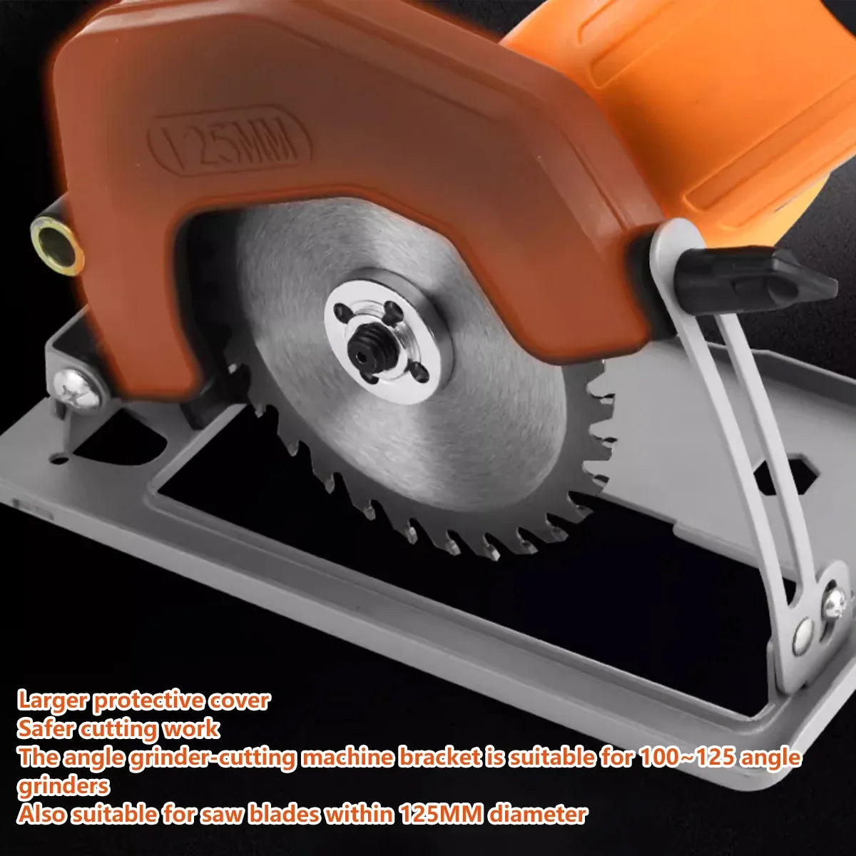 Angle Grinder Stand Cutting Base Cast Iron Bracket Holder Tool Accessories Kit