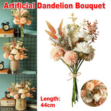 Artificial Flowers & Plants: Home Decor Fake Flower Bouquet Artificial Flowers Living Room Wedding Decoration