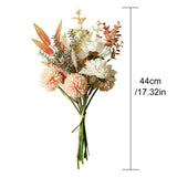 Artificial Flowers & Plants: Home Decor Fake Flower Bouquet Artificial Flowers Living Room Wedding Decoration