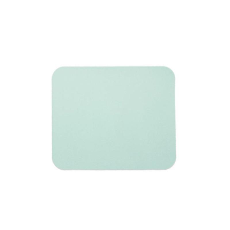 Mouse & Accessories: Leather Mouse Pad Gaming Waterproof Desk Mat 25 x 21cm Anti Slip - Dark Green