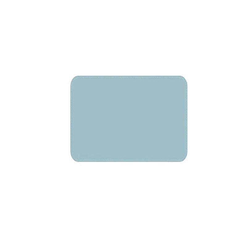 Mouse & Accessories: Leather Mouse Pad Gaming Waterproof Desk Mat 25 x 21cm Anti Slip - Dark Green