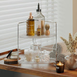 2 Tier Countertop Shelf Organizer Storage Rack for Kitchen Bathroom and Office