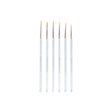 6X Extra Fine Detail Paint Brushes Art Miniatures Model Maker