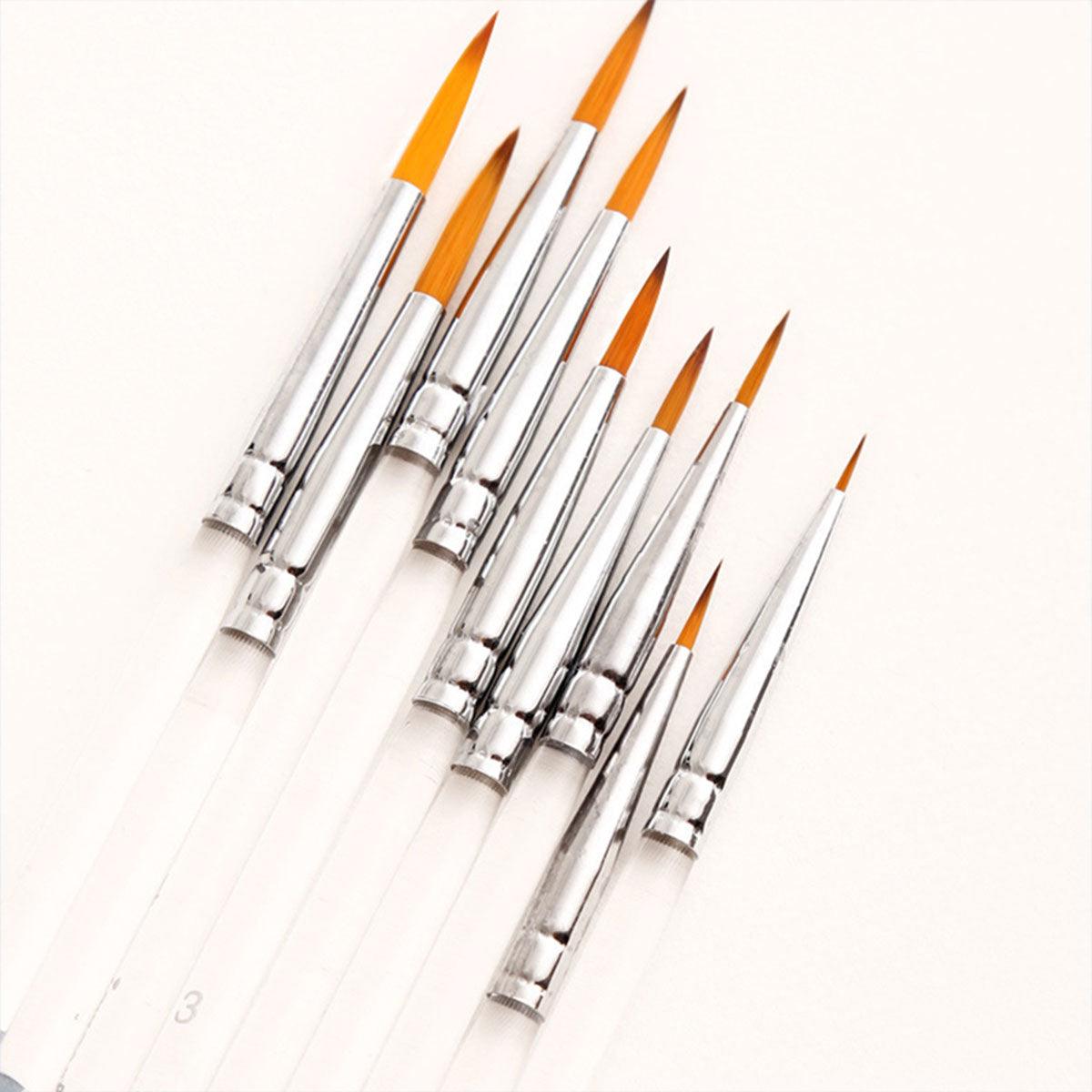 Arts & Crafts: 6X Extra Fine Detail Paint Brushes Art Miniatures Model Maker