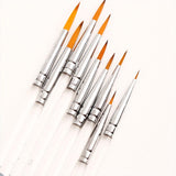 6X Extra Fine Detail Paint Brushes Art Miniatures Model Maker