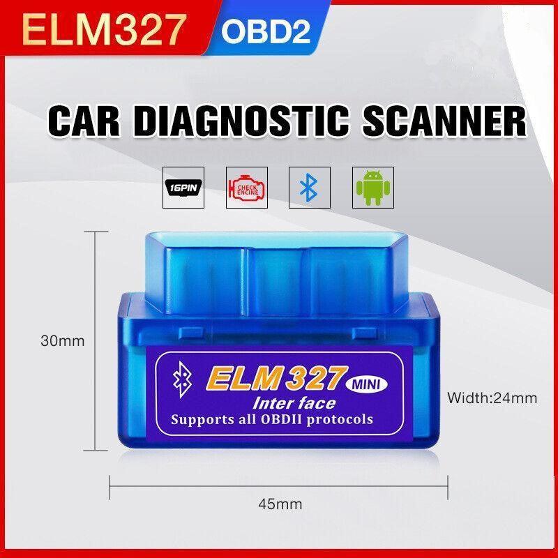 Phone Chargers: Bluetooth OBD2 ELM327 Car Scanner IOS Android Diagnostic Auto Scan Tool OBDII