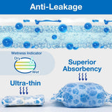 Pet Cleaning Supplies: Male Disposable Dog Diapers Leakproof Breathable with Colour Indicator - XS 14-33cm