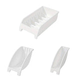 3pcs Home Bowl Storage Cabinet Built-in Cutlery Dish Rack Shelf Organizer Set
