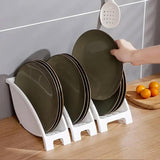 3pcs Home Bowl Storage Cabinet Built-in Cutlery Dish Rack Shelf Organizer Set