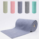 Kitchen Utensils: Multifunctional Kitchen Cleaning Towel Strong Absorbent Hand Tear Dish Cloth - Blue