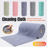 Kitchen Utensils: Multifunctional Kitchen Cleaning Towel Strong Absorbent Hand Tear Dish Cloth - Grey