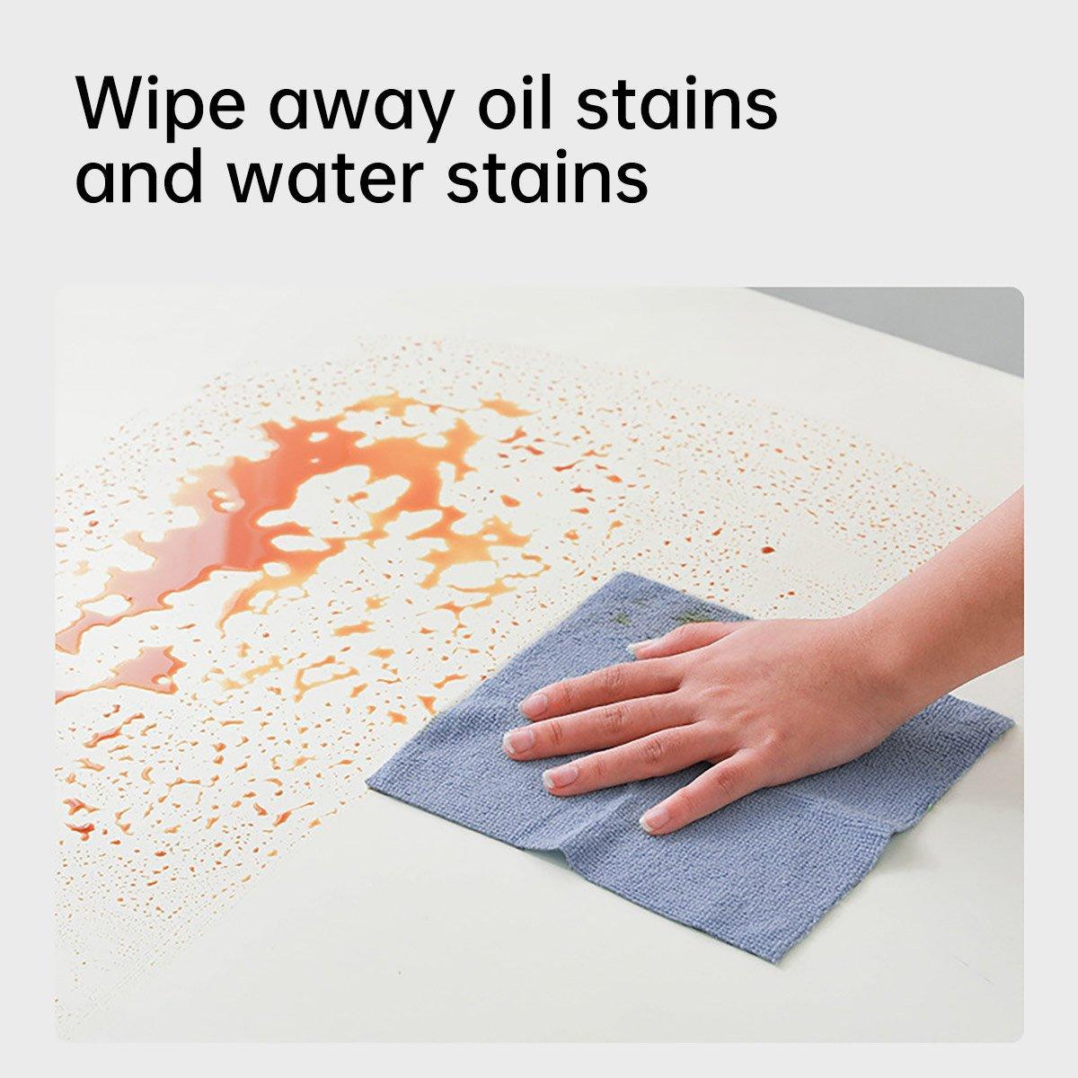 Kitchen Utensils: Multifunctional Kitchen Cleaning Towel Strong Absorbent Hand Tear Dish Cloth - Pink