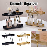 Storage Boxes: Jewelry Rack Organizer Stand Cosmetic Display Desktop Storage Holder for Home - Black