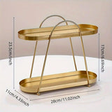 Storage Boxes: Jewelry Rack Organizer Stand Cosmetic Display Desktop Storage Holder for Home - Black