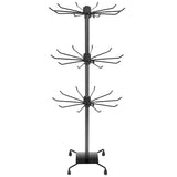 3-Tier Rotating Sock Rack Accessories Hanging Display Stand Organizer for Storage