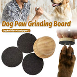 Pet Grooming Supplies: Wooden Dog Nail Sharpening Board Round Pet Grooming Tool Nail Repair Training