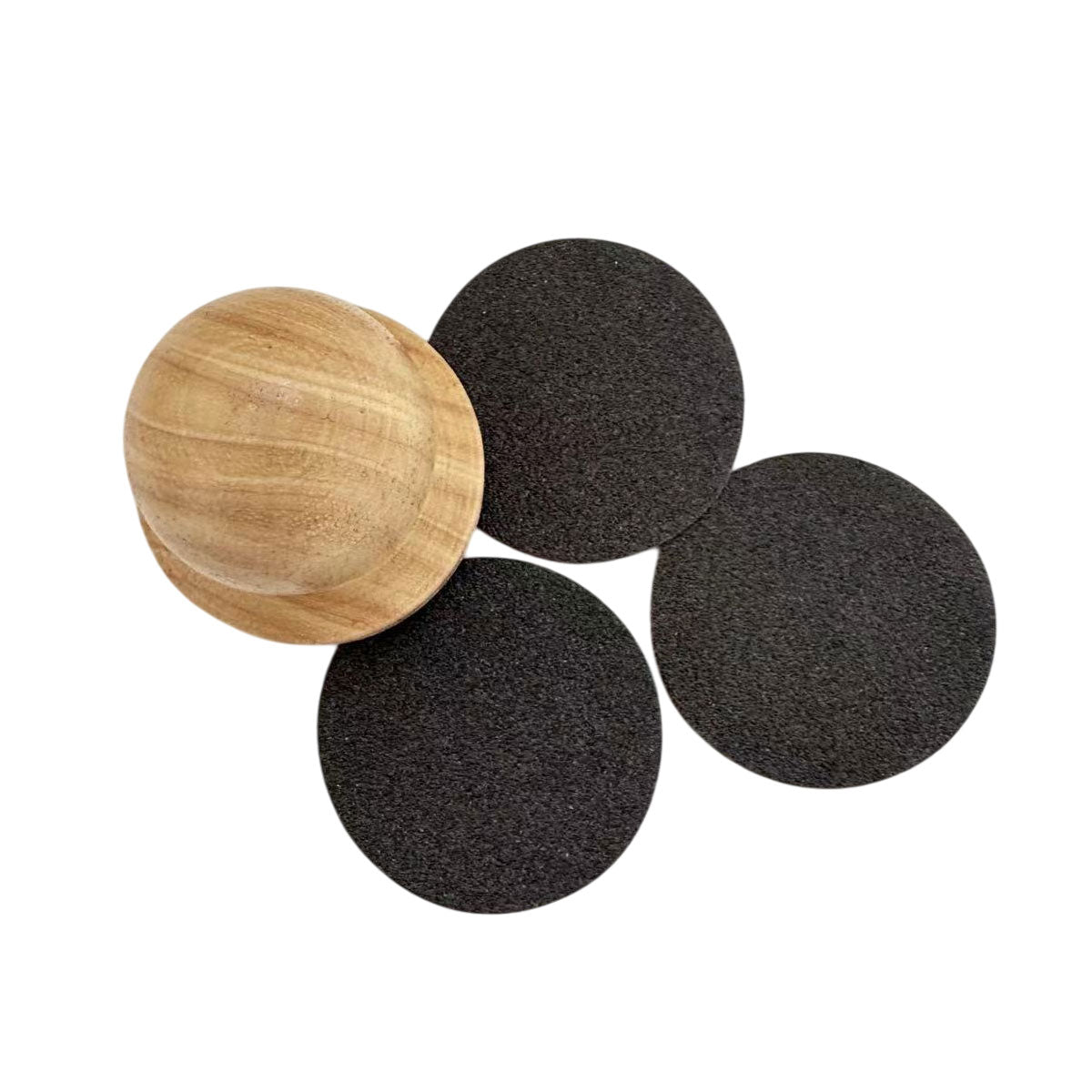Pet Grooming Supplies: Wooden Dog Nail Sharpening Board Round Pet Grooming Tool Nail Repair Training