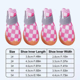 Dog Apparel: 4pcs Breathable Mesh Dog Shoes Small Pets Puppy Paw Protection Summer Boots - Green-5