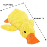 Dog Apparel: Plush Cartoon Duck Dog Toy Interactive Squeaky Pet Toy Durable Fun Chew Toy - Green