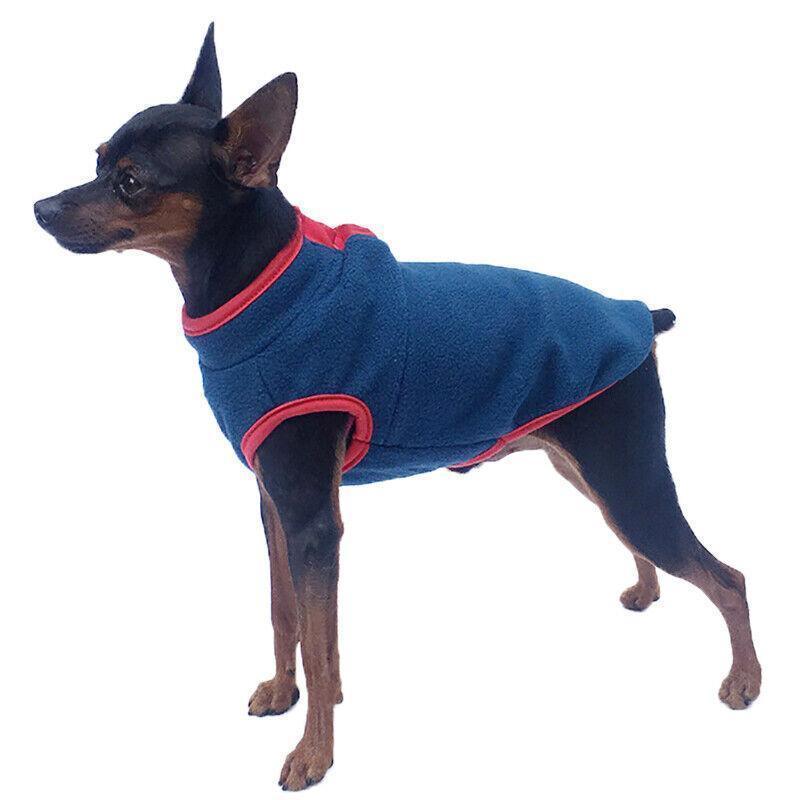 Dog Apparel: M Pet Dog Puppy Winter Warm Fleece Jumper Vest Coat Jacket Apparel Clothes Outdoor - Pink