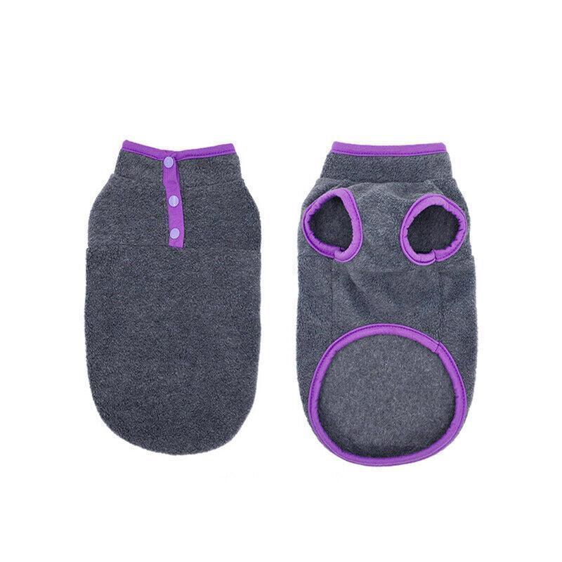 Dog Apparel: M Pet Dog Puppy Winter Warm Fleece Jumper Vest Coat Jacket Apparel Clothes Outdoor - Pink