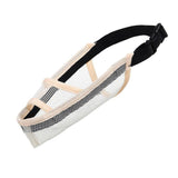 Adjustable XL Size Pet Dog Mask Mouth Muzzle Anti Barking Bite Stop Chewing Mask - Black