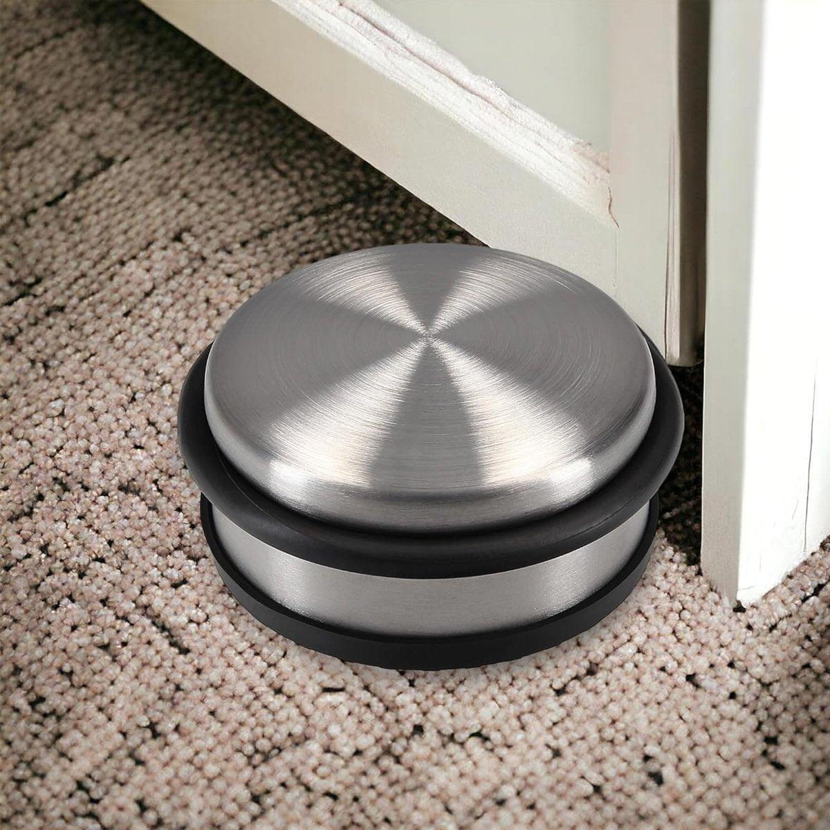 Door Hardware: Solid Heavy Duty Rubber Door Stopper Windproof Noise Proof Door Wedge Non Slip