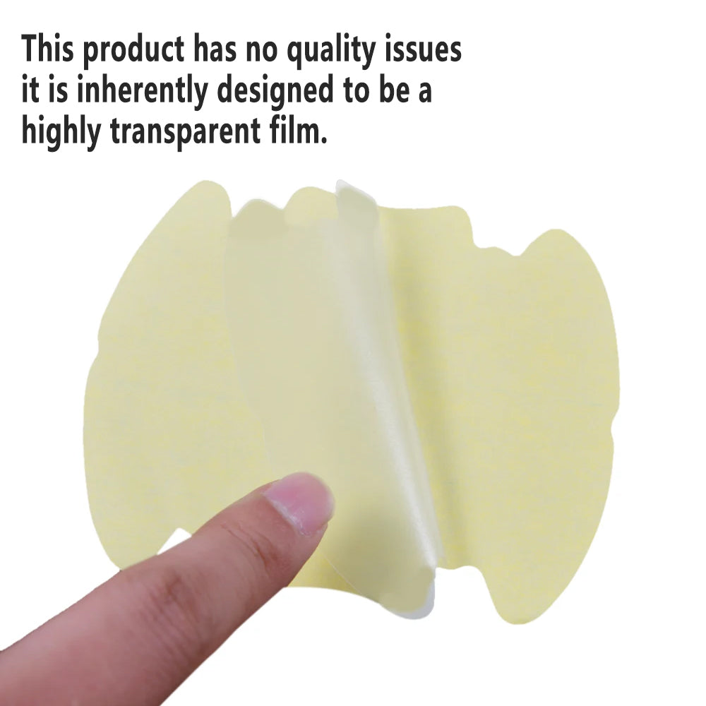 Automotive Decor: 4Pcs Invisible Car Door Handle Films Protective Scratches Protector Accessories