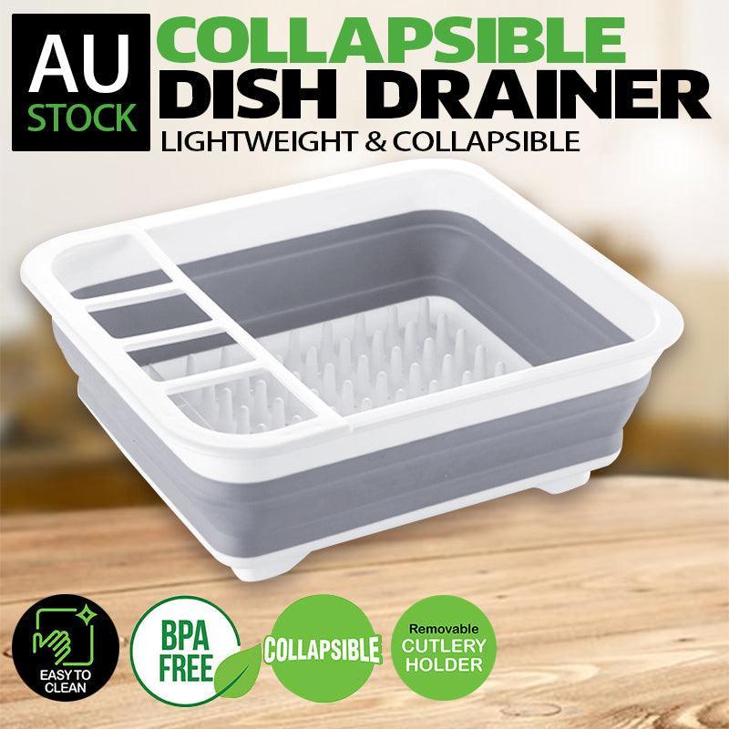 Kitchen & Dining Chairs: Home Master Collapsible Dish Drainer Small Spaces Camping Caravan 34CM X 28.5CM