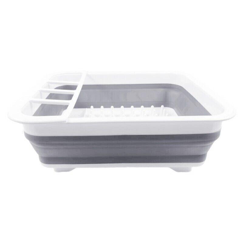 Kitchen & Dining Chairs: Home Master Collapsible Dish Drainer Small Spaces Camping Caravan 34CM X 28.5CM